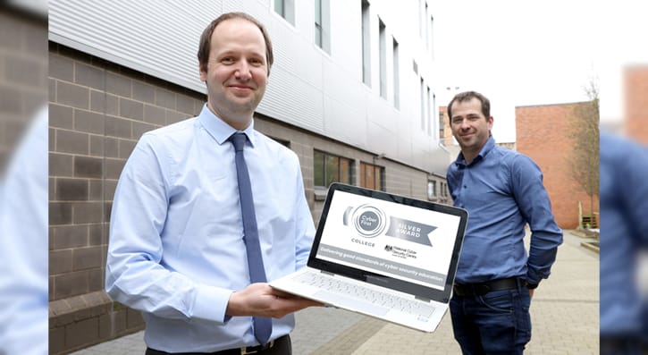 SERC’s Trevor Breadon, Head of School for Engineering & Computing with Richard Sittlington, Curriculum Manager. 